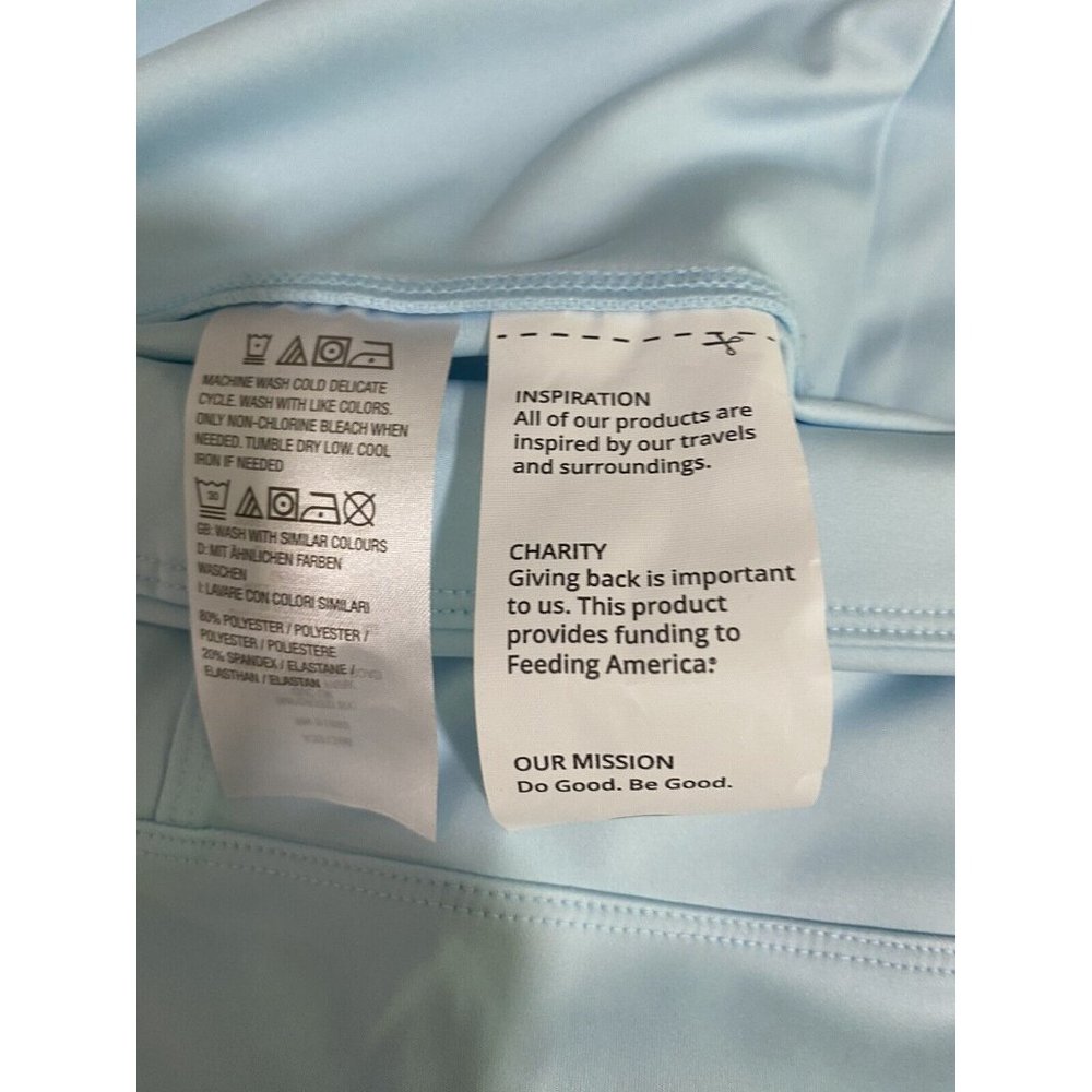 soulgani women's athletic leggings Light Blue Gray Size Medium M - Picture 8 of 12